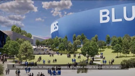 ‘A huge step forward’ – Championship club get update on new £3billion stadium as incredible concept video is released