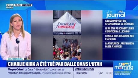 L'influenceur Charlie Kirk, proche soutien de Donald Trump, a été tué par balle dans l'Utah