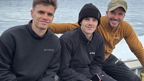 David Beckham takes Romeo and Cruz on boys trip for 50th but Brooklyn nowhere to be seen