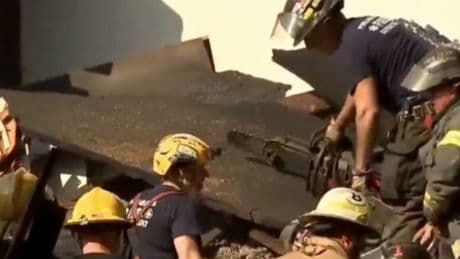 One dead and two injured after explosion causes multiple rowhome buildings to collapse in Philadelphia