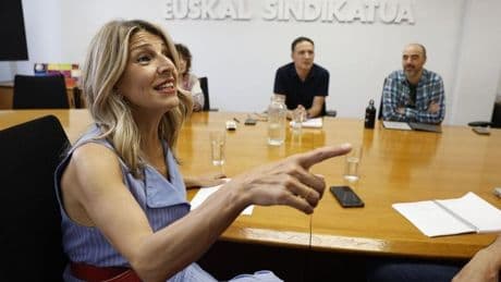 Yolanda Díaz rompe el perfil bajo de Sumar y exige al PSOE «contundencia» en el caso de Leire Díez