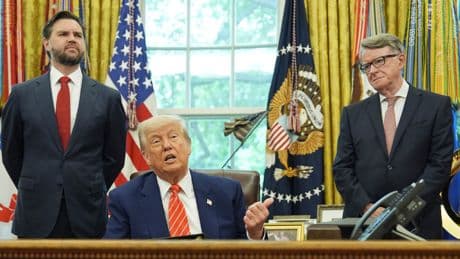 Trump's big reveal of US-UK trade deal was an awkward spectacle