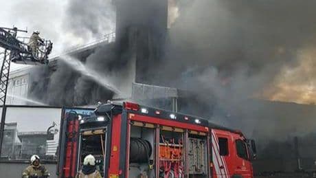 Son dakika: İstanbul'da fabrikada yangın! Müdahale sürüyor