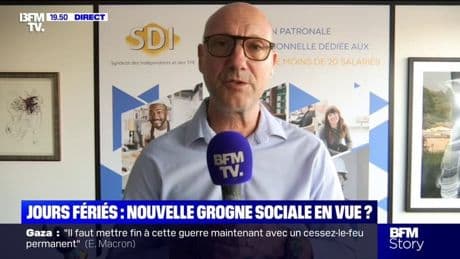 Suppression de deux jours fériés: "C'est une proposition qui est très nettement rejetée", estime Jean-Guilhem Darré du syndicat des indépendants et des TPE