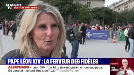 "Il s'est mis à chanter Habemus papam": à Paris, des fidèles racontent le moment où ils ont appris l'élection du nouveau pape Léon XIV