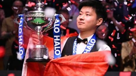 Snooker-WM in Sheffield: Zhao Xintong erster asiatischer Weltmeister