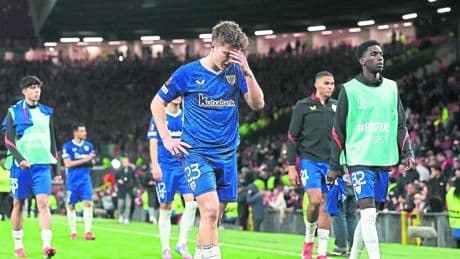 El sueño del Athletic dura setenta minutos