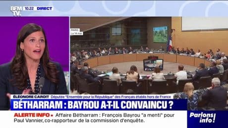 Audition de François Bayrou sur l'affaire Bétharram: "J'avais un peu l'impression d'assister à un procès politique", réagit Éléonore Caroit (députée EPR)