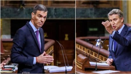 Sánchez y Feijóo tienen su primer cara a cara del curso político, en streaming