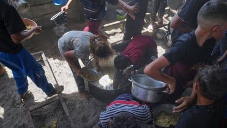 Israeli airstrikes kill 23 in Gaza as outcry over aid blockade grows