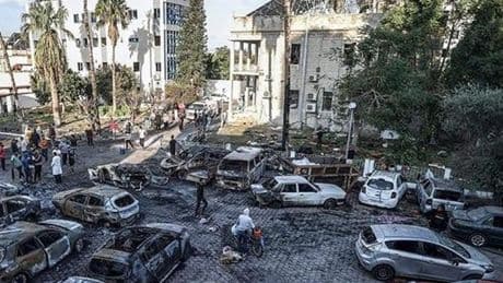 İsrail, Avrupa Hastanesi'ne saldırı düzenledi! Ölü ve yaralılar var