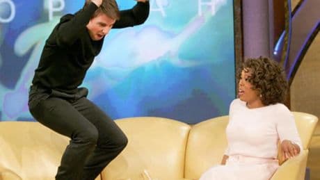El 'salto del sofá' de Tom Cruise: uno de los primeros memes de la televisión