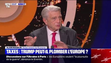 Alain Madelin, ancien ministre de l’Économie: "Si vous entravez le libre-échange au niveau mondial (...) vous allez voir la dégringolade de la richesse mondiale"