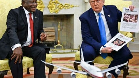 Bezoek Zuid-Afrikaanse president aan Trump loopt uit op harde clash
