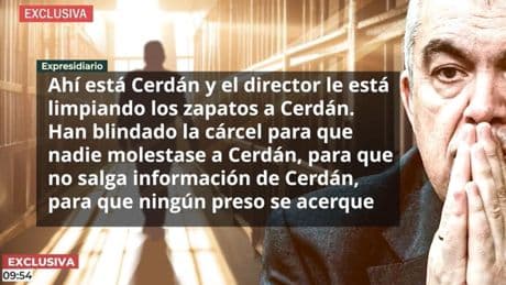 Un expresidiario cuenta los privilegios de Santos Cerdán en la cárcel: "Le falta que le pongan el jacuzzi"