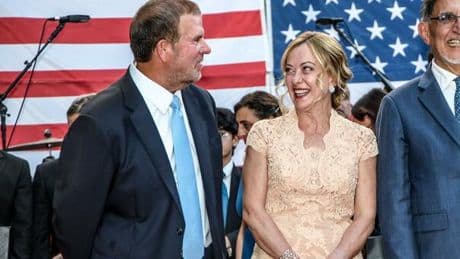 Independence day a Villa Taverna, Meloni: «Italia e America sorelle anche se si è in disaccordo»