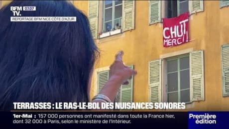 Nice: les habitants de la rue Bonaparte dénoncent les nuisances sonores des terrasses le soir
