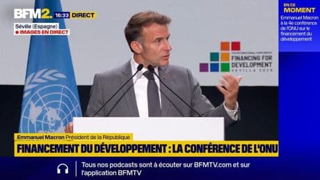 Emmanuel Macron: "Remettre de la guerre commerciale à ce moment-là de la vie de la planète est une aberration"