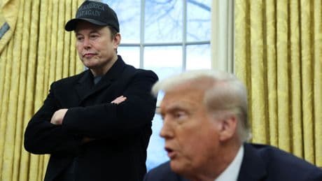 Elon Musk steps up attacks on Trump once again - as the president fights back