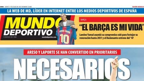 Portada de hoy de la Edición Bizkaia-Araba de Mundo Deportivo