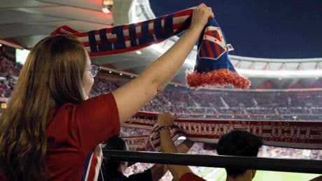 Vivir el fútbol, pese a tener discapcidad visual, gracias al Atlético y Telefónica