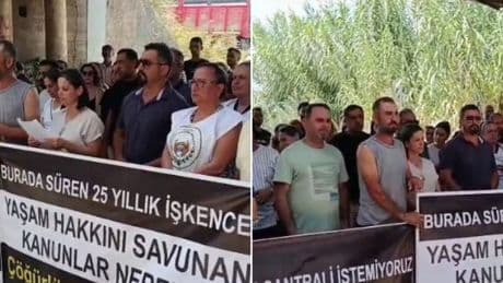 Çöğürlü halkından taş ocağına tepki: "Artık yeter"