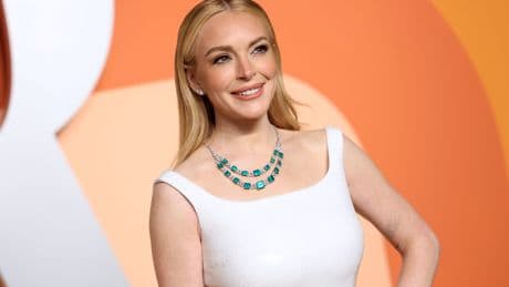 Lindsay Lohan says she has fewer worries as a mother in Dubai than in New York and LA