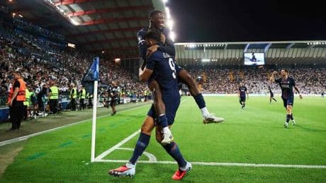Psg-Tottenham: i francesi vincono la Supercoppa europea ai calci di rigore. Decisivo Nuno Mendes dopo la rimonta nei tempi regolamentari