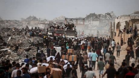 Türkiye, AB, Arap Birliği ve 16 ülke, İsrail'in Gazze'de sivillere saldırılarını kınadı