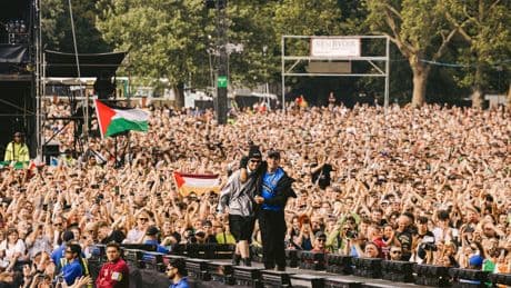 Kneecap at Finsbury Park: 'infamy doesn't weigh heavily on them'