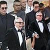 Tommy Hilfiger takes a TUMBLE at Bezos wedding as lip reader reveals smirking Tom Brady's reaction