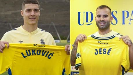 Lukovic y Jesé, con el 'F5' en la web de LaLiga