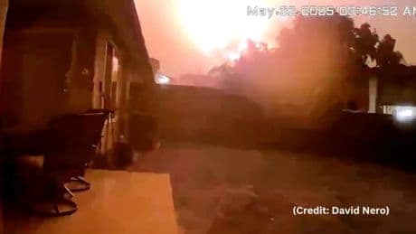 Haunting video shows plane slam into homes killing 6 in San Diego after pilot was left flying blind as equipment failed