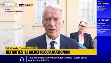 Réforme des retraites : le Medef dit avoir été "extrêmement constructif" dans les négociations