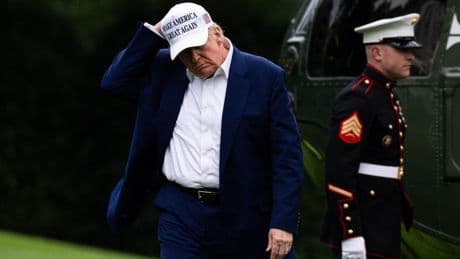 Trump celebra el Día de los Caídos con una soflama contra "los monstruos que quieren llevar a nuestro país al infierno"