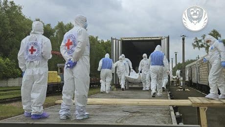Ucrania confirma la repatriación de 1.200 cuerpos más de sus caídos desde Rusia