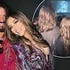 Elizabeth Hurley's new boyfriend Billy Ray Cyrus leaves a hilarious comment on her son Damian's social media post as he bonds with his daughter Miley during family night out