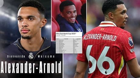 Trent Alexander-Arnold's new shirt number - and a change of NAME - confirmed after he was banned from sticking with his Liverpool choice at Real Madrid