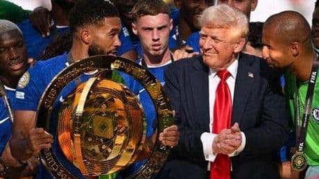 Donald Trump's message that left Chelsea stars baffled revealed by lip reader