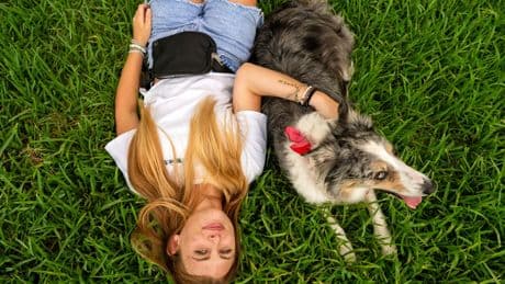 At some colleges, move-in day includes students' dogs and cats