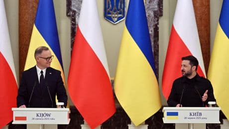 Guerre en Ukraine : Volodymyr Zelensky juge «extrêmement important» de garder le soutien de la Pologne