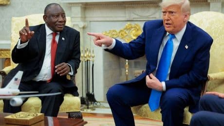 Donald Trump news LIVE: President ambushes South African leader over 'genocide'