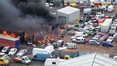 Owner of fire-ravaged Scots garage claims three businesses are gutted by blaze