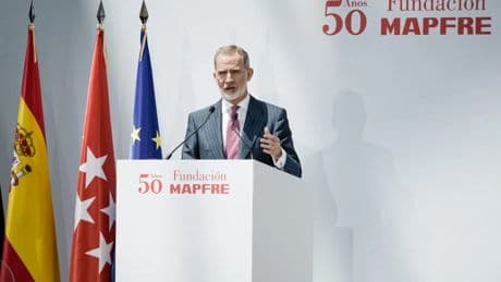 Felipe VI, nombrado Voluntario de Honor en el 50 aniversario de la Fundación Mapfre: &quot;La sociedad ha de tejer una red de solidaridad&quot;