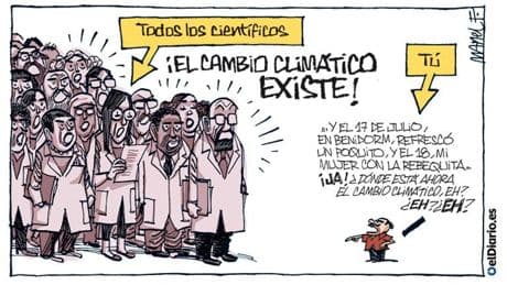 El cambio climático existe