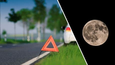 Kurioses Phänomen: Nach Vollmond kommt es zu mehr Autounfällen