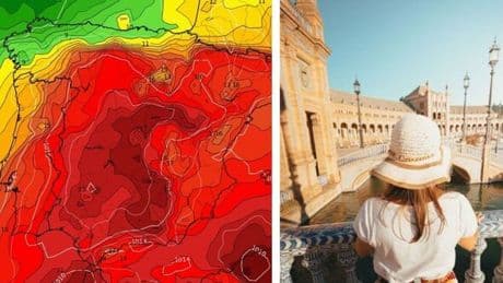 Spain weather maps turn volcanic red as Europe's 'warmest city' to bake in 35C heat