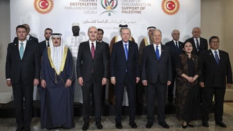 Filistin'i Destekleyen Parlamentolar Grubu Toplantısı Cumhurbaşkanı Erdoğan'ın katılımıyla başladı