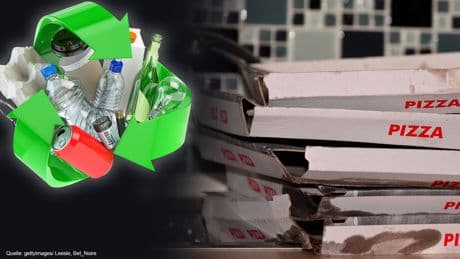 Auch Pizza-Kartons gehören dazu: Verpackungen, die oft falsch entsorgt werden