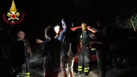 Si perdono durante un’escursione: due stranieri localizzati in piena notte dai vigili del fuoco
